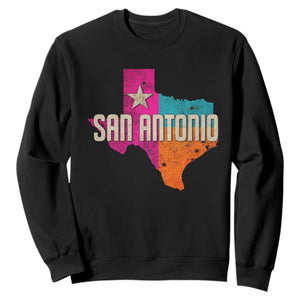 San Antonio Texas TX Fiesta Sports For Latino Fans Sweatshirt TS11 Black Print Your Wear
