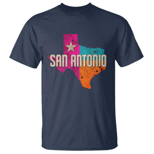 San Antonio Texas TX Fiesta Sports For Latino Fans T Shirt TS11 Navy Print Your Wear