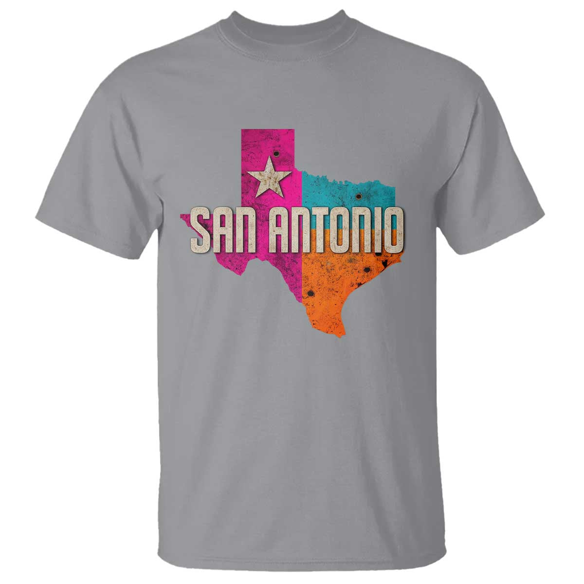 San Antonio Texas TX Fiesta Sports For Latino Fans T Shirt TS11 Sport Gray Print Your Wear