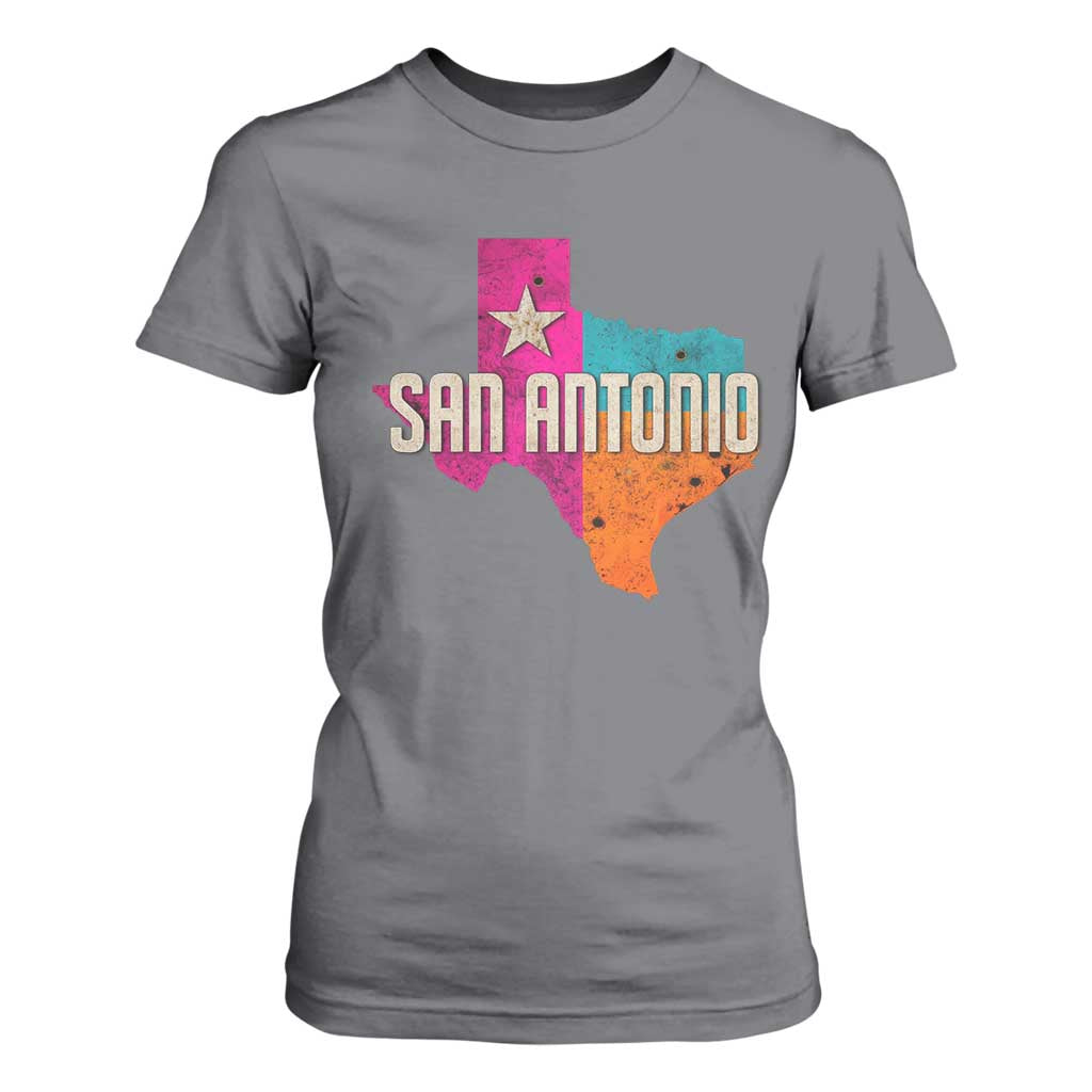 San Antonio Texas TX Fiesta Sports For Latino Fans T Shirt For Women TS11 Charcoal Print Your Wear