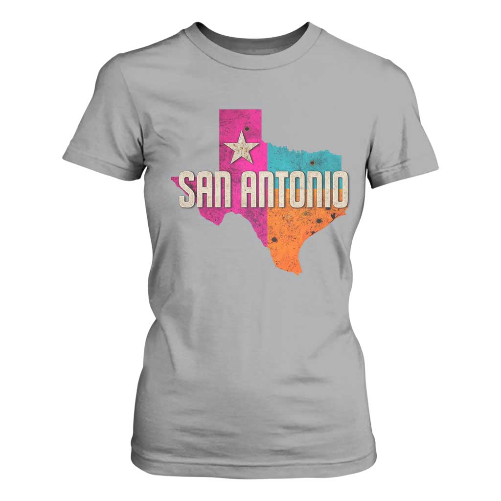 San Antonio Texas TX Fiesta Sports For Latino Fans T Shirt For Women TS11 Sport Gray Print Your Wear