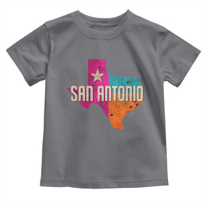 San Antonio Texas TX Fiesta Sports For Latino Fans Toddler T Shirt TS11 Charcoal Print Your Wear