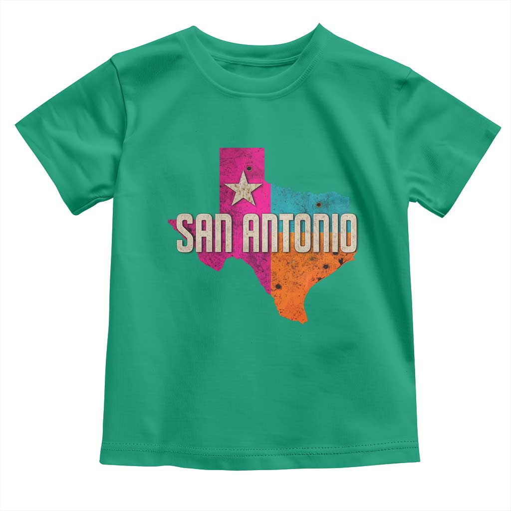 San Antonio Texas TX Fiesta Sports For Latino Fans Toddler T Shirt TS11 Irish Green Print Your Wear