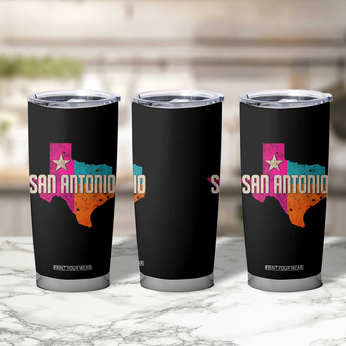 San Antonio Texas TX Fiesta Sports For Latino Fans Tumbler Cup TS11 Print Your Wear