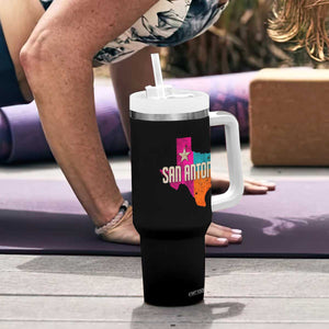 San Antonio Texas TX Fiesta Sports For Latino Fans Tumbler With Handle TS11 Print Your Wear