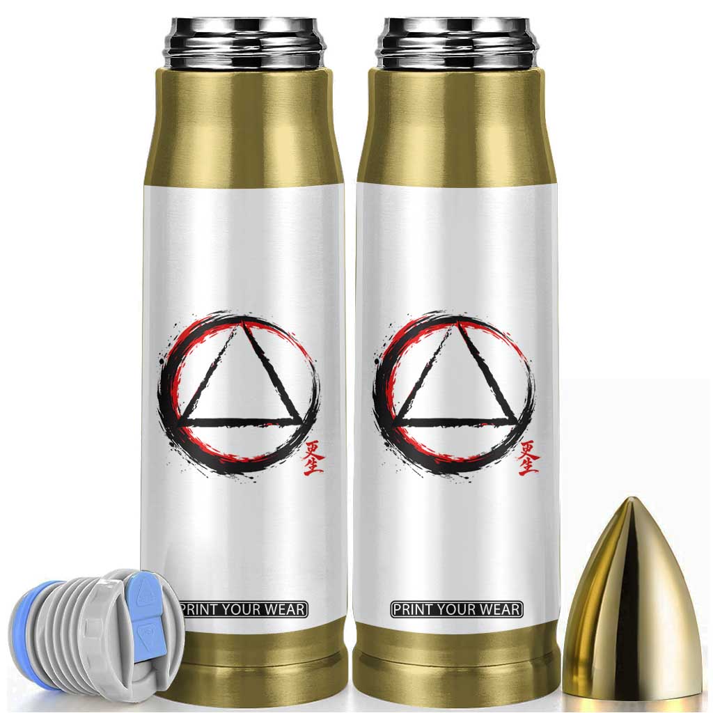 AA Sober Logo Symbol Serenity Recovery Bullet Tumbler Japanese Brushstroke Circle TS11 White Print Your Wear