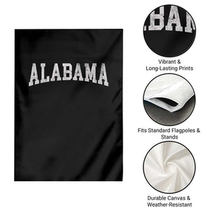 Alabama Fan Garden Flag Vintage Bold Sport State Letters AL Game Day TS11 Print Your Wear