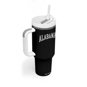 Alabama Fan Tumbler With Handle Vintage Bold Sport State Letters AL Game Day TS11 Print Your Wear