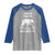 Funny Bear Hunting Raglan Shirt Weekend Forecast 100% Chance Of Bear Hunter TS11 Sport Gray Royal Print Your Wear