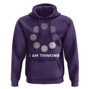 Checkers Lover Hoodie I Am Thinking Board Game Draughts Player TS11 Purple Print Your Wear