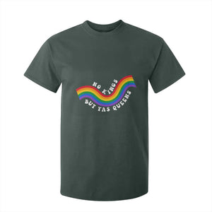 No Kings But Yas Queens LGBTQ Pride Retro Rainbow T Shirt For Kid