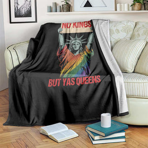 No Kings But Yas Queens Throw Blanket Statue Of Liberty LGBTQ Pride Ally Pride TS11 Print Your Wear