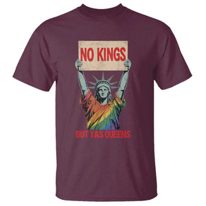No Kings But Yas Queens T Shirt Statue Of Liberty LGBTQ Pride Ally Pride
