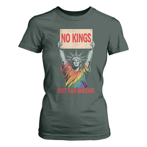 No Kings But Yas Queens T Shirt For Women Statue Of Liberty LGBTQ Pride Ally Pride