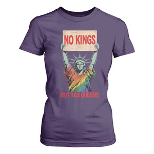 No Kings But Yas Queens T Shirt For Women Statue Of Liberty LGBTQ Pride Ally Pride