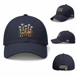Founding Fathers 67 Bruh Sigma Baseball Cap Funny US History Meme