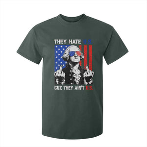 They Hate US Cuz They Ain't US T Shirt For Kid George Washington 4th of July