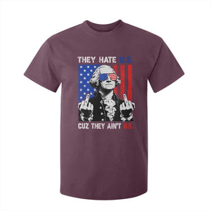They Hate US Cuz They Ain't US T Shirt For Kid George Washington 4th of July