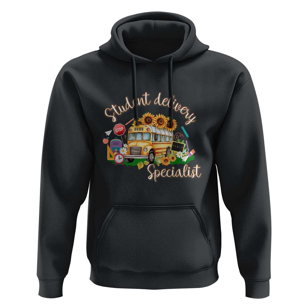 School Bus Driver Hoodie Student Delivery Specialist TS11 Black Print Your Wear