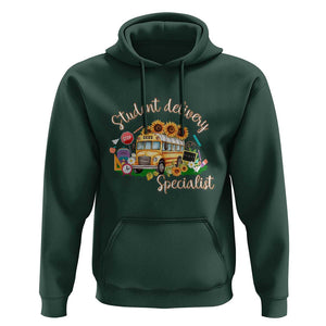 School Bus Driver Hoodie Student Delivery Specialist TS11 Dark Forest Green Print Your Wear
