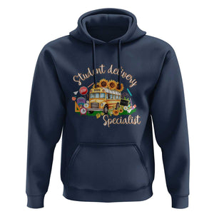 School Bus Driver Hoodie Student Delivery Specialist TS11 Navy Print Your Wear
