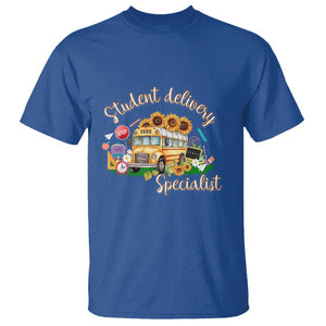 School Bus Driver T Shirt Student Delivery Specialist TS11 Royal Blue Print Your Wear