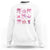 Coquette School Sweatshirt Pink Bow Heart Backpack Note Tape Pencil TS11 White Print Your Wear