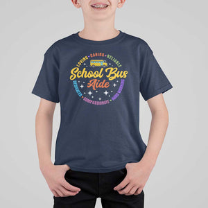 School Bus Aide T Shirt For Kid Back To School Matching Group Squad TS11 Navy Print Your Wear