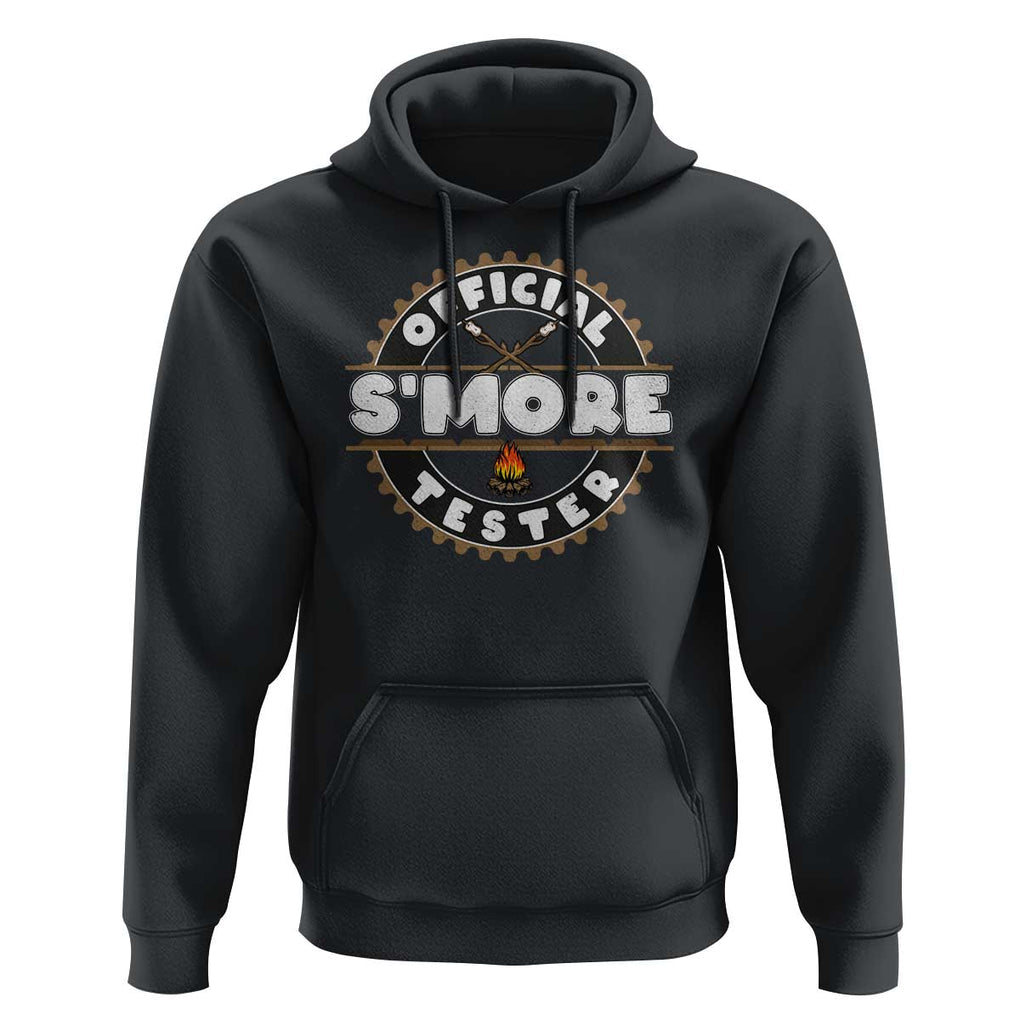 Funny Official Smores Tester Hoodie Camping Chocolate Marshmallow TS11 Black Print Your Wear