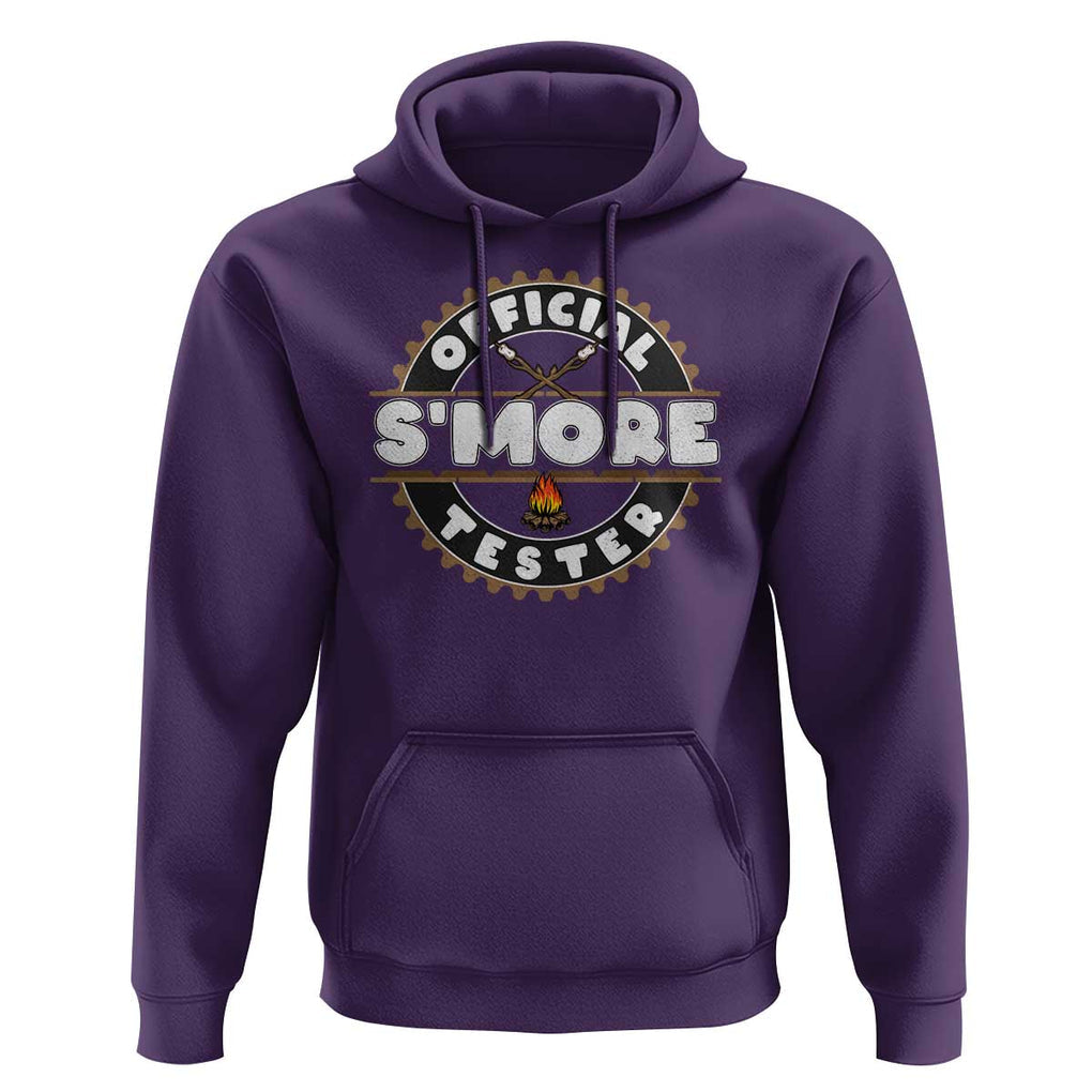 Funny Official Smores Tester Hoodie Camping Chocolate Marshmallow TS11 Purple Print Your Wear