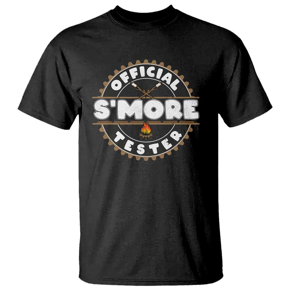 Funny Official Smores Tester T Shirt Camping Chocolate Marshmallow TS11 Black Print Your Wear