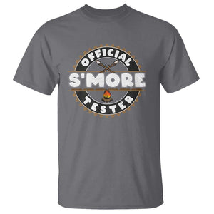 Funny Official Smores Tester T Shirt Camping Chocolate Marshmallow TS11 Charcoal Print Your Wear