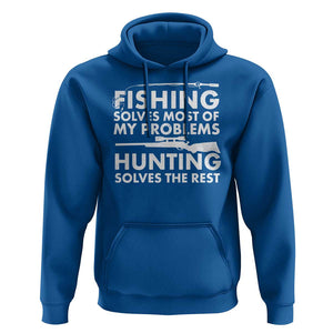 Funny Hunter Hoodie Fishing And Hunting Father's Day TS11 Royal Blue Print Your Wear