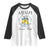 Amalfi Italy Coast Social Club Raglan Shirt Coquette Bow Lemon Travel TS11 White Black Print Your Wear