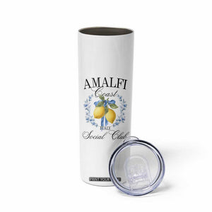 Amalfi Italy Coast Social Club Skinny Tumbler Coquette Bow Lemon Travel TS11 Print Your Wear