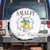 Amalfi Italy Coast Social Club Spare Tire Cover Coquette Bow Lemon Travel TS11 No hole White Print Your Wear
