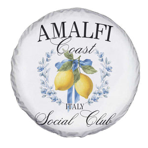 Amalfi Italy Coast Social Club Spare Tire Cover Coquette Bow Lemon Travel TS11 Print Your Wear