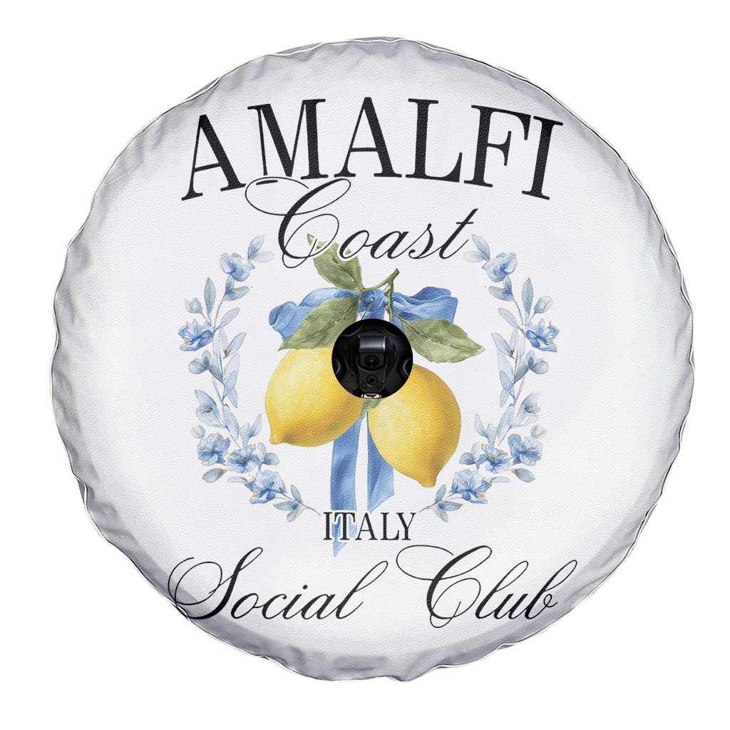 Amalfi Italy Coast Social Club Spare Tire Cover Coquette Bow Lemon Travel TS11 Print Your Wear