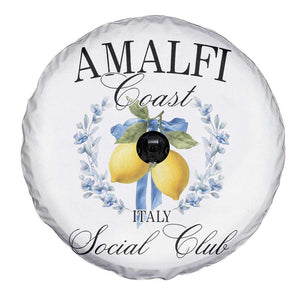 Amalfi Italy Coast Social Club Spare Tire Cover Coquette Bow Lemon Travel TS11 Print Your Wear