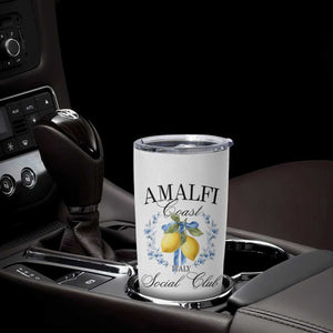 Amalfi Italy Coast Social Club Tumbler Cup Coquette Bow Lemon Travel TS11 Print Your Wear