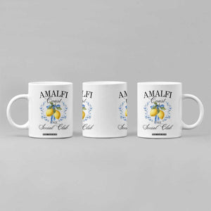 Amalfi Italy Coast Social Club Coffee Mug Coquette Bow Lemon Travel TS11 Print Your Wear