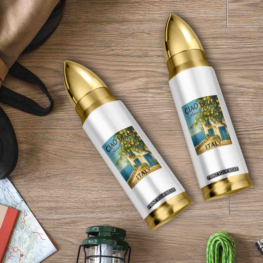 Italian Summer Amalfi Coast Bullet Tumbler Ciao Bella Italy Lemon TS11 Print Your Wear