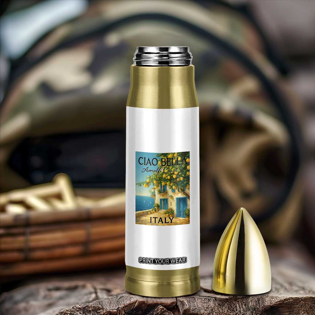 Italian Summer Amalfi Coast Bullet Tumbler Ciao Bella Italy Lemon TS11 Print Your Wear