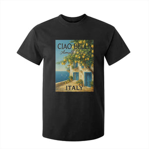 Italian Summer Amalfi Coast T Shirt For Kid Ciao Bella Italy Lemon TS11 Black Print Your Wear