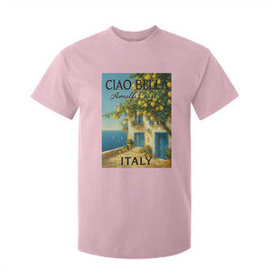Italian Summer Amalfi Coast T Shirt For Kid Ciao Bella Italy Lemon TS11 Light Pink Print Your Wear