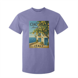 Italian Summer Amalfi Coast T Shirt For Kid Ciao Bella Italy Lemon TS11 Violet Print Your Wear