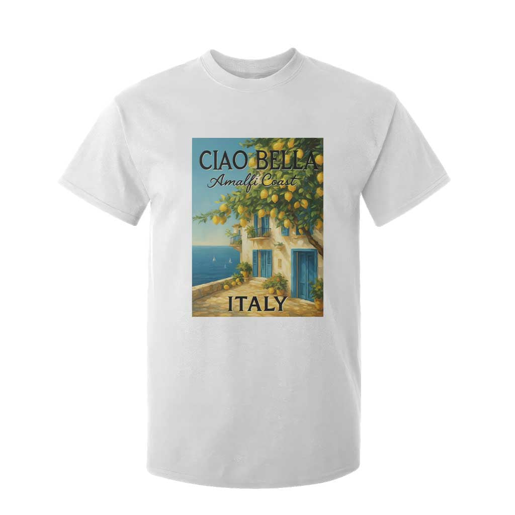 Italian Summer Amalfi Coast T Shirt For Kid Ciao Bella Italy Lemon TS11 White Print Your Wear