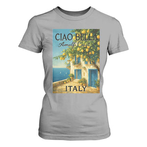 Italian Summer Amalfi Coast T Shirt For Women Ciao Bella Italy Lemon TS11 Sport Gray Print Your Wear