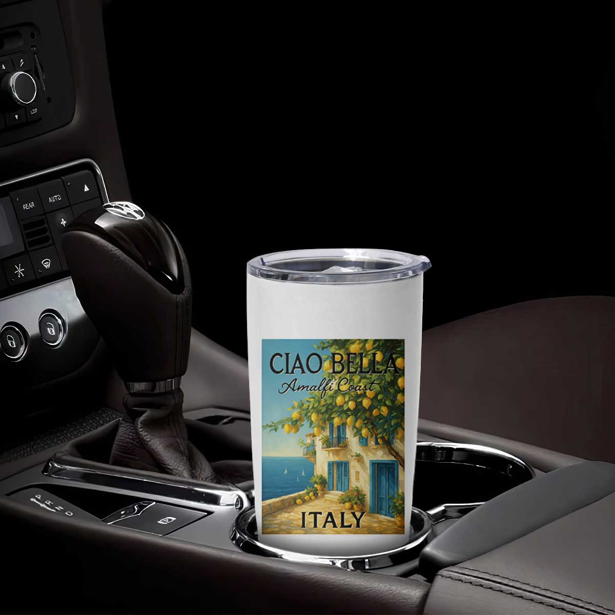 Italian Summer Amalfi Coast Tumbler Cup Ciao Bella Italy Lemon TS11 Print Your Wear