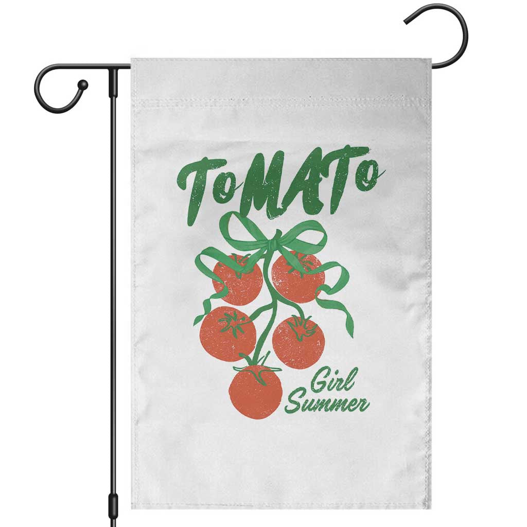 Funny Tomato Girl Summer Garden Flag Tomato Fresh Fruit Cottagecore Aesthetic TS11 White Print Your Wear